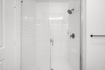 Glass-enclosed showers*